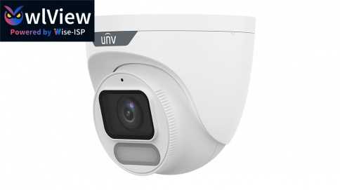 IPC3624LE-ADF28K-WP IP Camera - 4MP, 2.8mm, Turret, UMD, Mic, SD,  ColorHunter, Wise-ISP, Uniview 