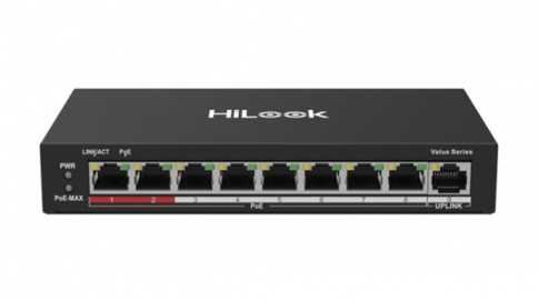 NS-0109P-60 8Port Fast Ethernet Unmanaged POE Switch, HiLook