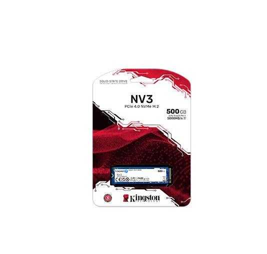Kingston, NV3 PCIe 4.0 NVMe SSD, 500G, 2280 PCIe.