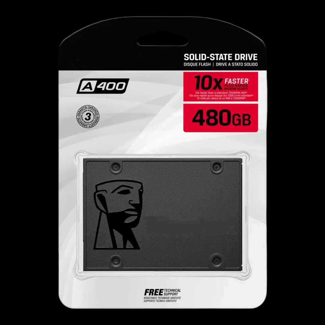 Kingston, 480GB A400 SATA3 2.5 SSD.
