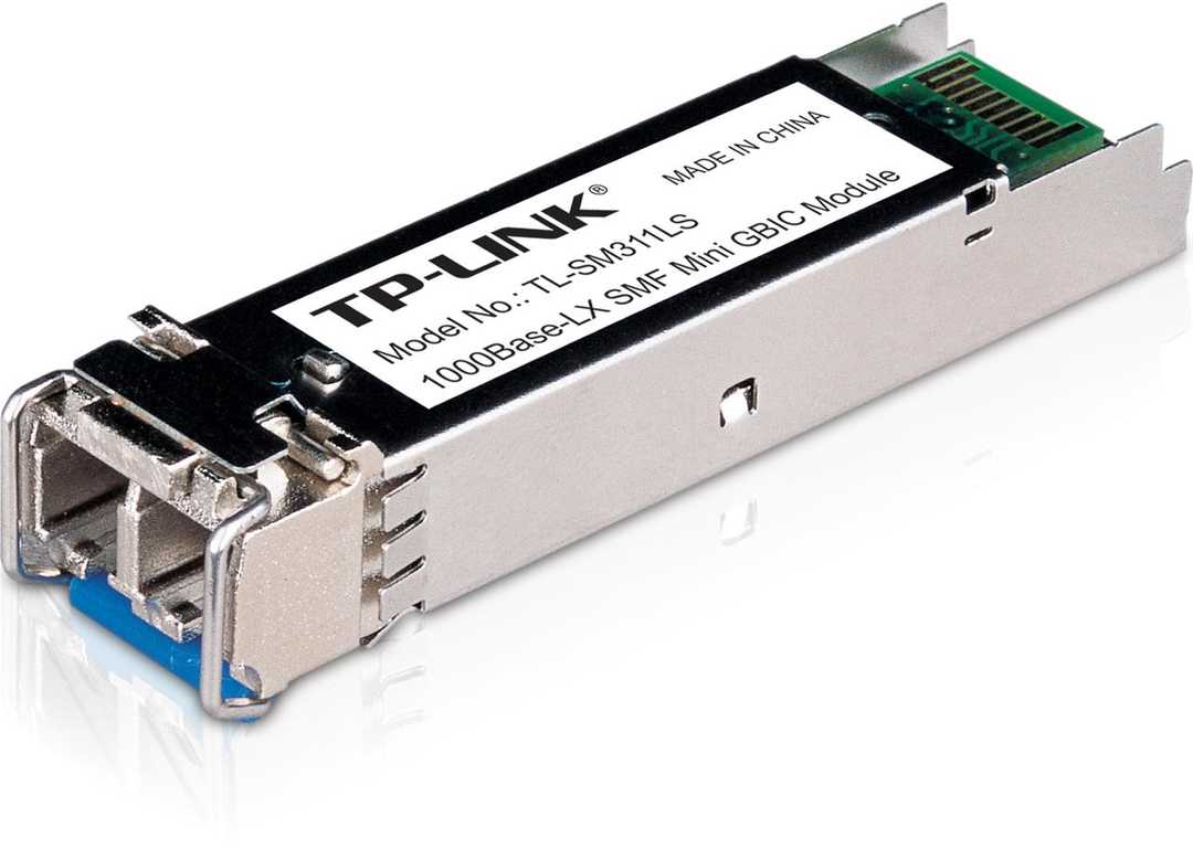 TP-Link, TL-SM311LS,  Gigabit SFP module, Single-mode, MiniGBIC, LC interface, Up to 10km distance
