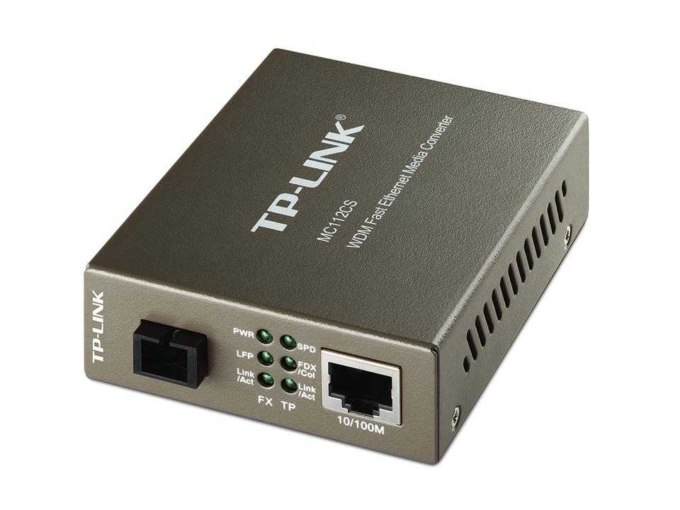 TP-Link, MC112CS, 10/100Mbps WDM Media Converter