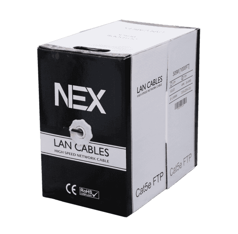 NEX-5E-FTP-CCA-PE-305M Ethernet Cables - Cat5e FTP 20% Cuprum, Outdoor, 305 Metre