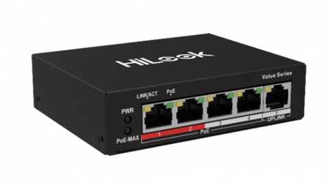 NS-0105P-35 4 Port Fast Ethernet Unmanaged POE Switch, HiLook
