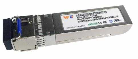 WT-SFP+-BD-60B BIDI 10G TX1330nmRX1270 60KM DDM