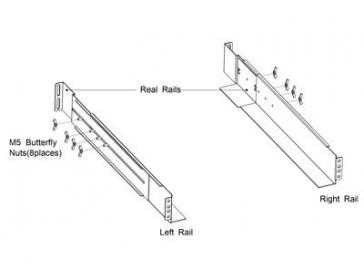 Rails for 6-10KVA RT Accessories Matching Double Rails for RT 6-10KVA Series