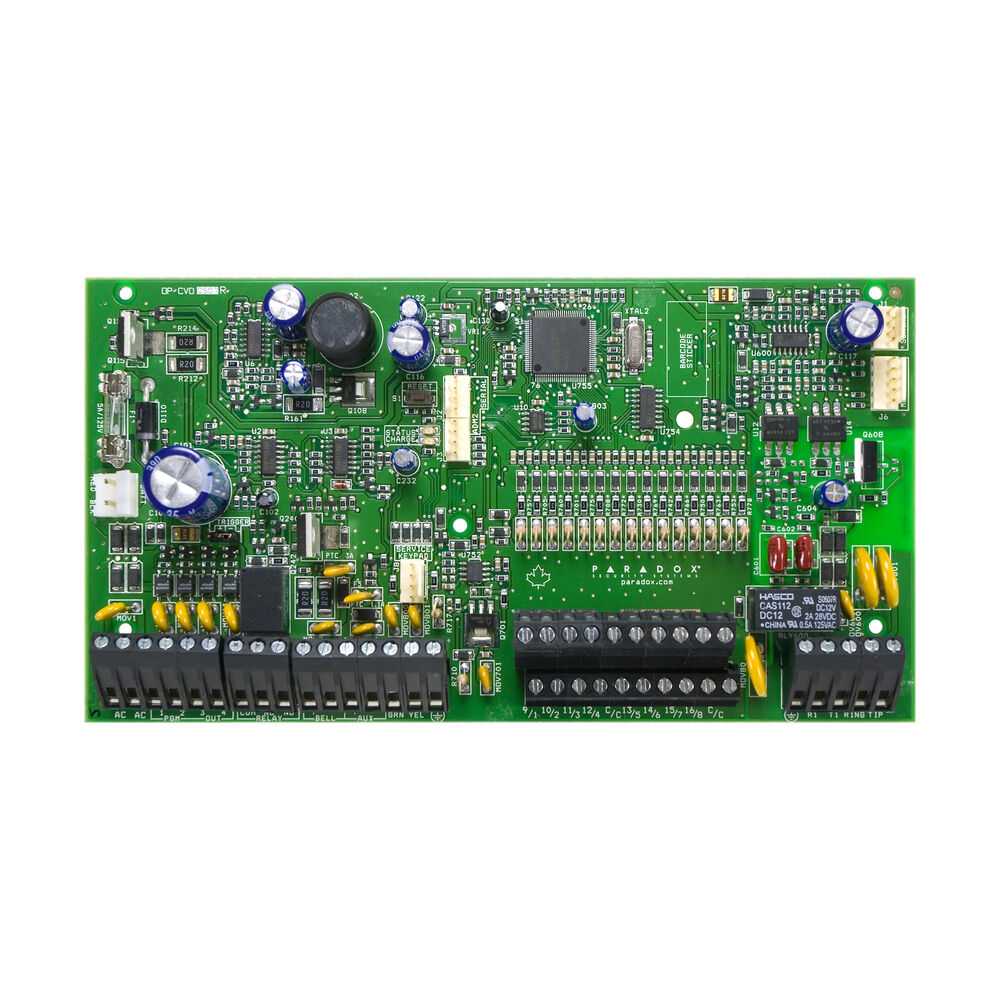სკონტროლო პანელი paradox SP7000+