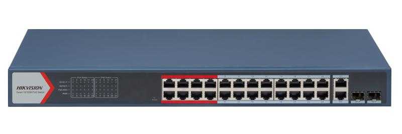 სვიჩი Poe Hikvision,DS-3E1318P-EI(B)