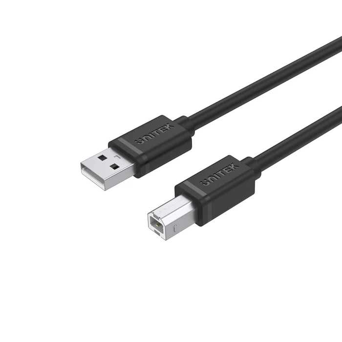 Y-C420GBK, UNITEK, 3M USB 2.0 USB-A (M) to USB-B (M) Cable
